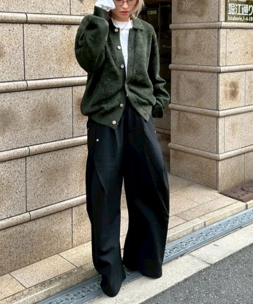 Chikashitsu+（チカシツプラス） カーディガン メンズ レディース