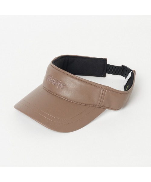 VIVA HEART ウェア、パンツ、サンバイザー、キャップ4点セット VIVA HEART（ビバハート） サンバイザー 「VIVA HEART/GOLF」PUレザー