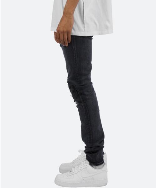 mnml（ミニマル） ダメージ加工デニムパンツ 32 ブルー メンズ