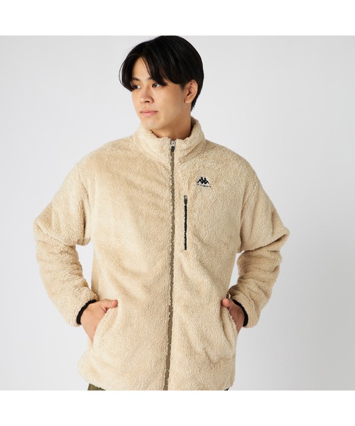 Kappa（カッパ） ジャージ 軽量 防風 胸元ファスナーポケット付き