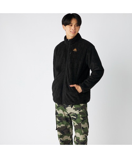 Kappa（カッパ） ジャージ 軽量 防風 胸元ファスナーポケット付き