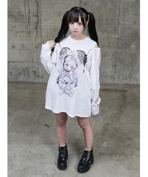 TRAVAS TOKYO/トラバス トーキョー』てぃらコラボイラストTシャツ TRAVAS TOKYO（トラバストーキョー） tシャツ 「TRAVAS TOKYO/トラバス