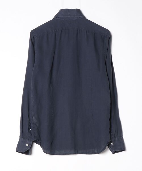 「DESIGNWORKS」 長袖シャツ - ネイビー メンズ_画像2