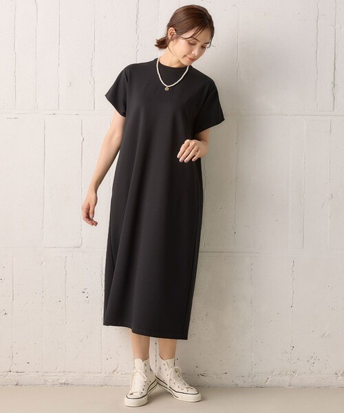 「組曲」 半袖ワンピース 7 ベージュ レディース_画像3