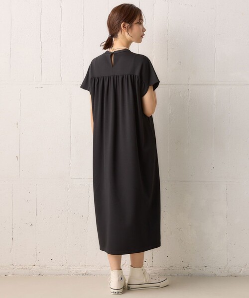 「組曲」 半袖ワンピース 7 ベージュ レディース_画像4