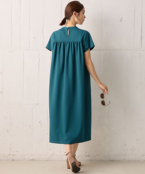 「組曲」 半袖ワンピース 7 ベージュ レディース_画像9