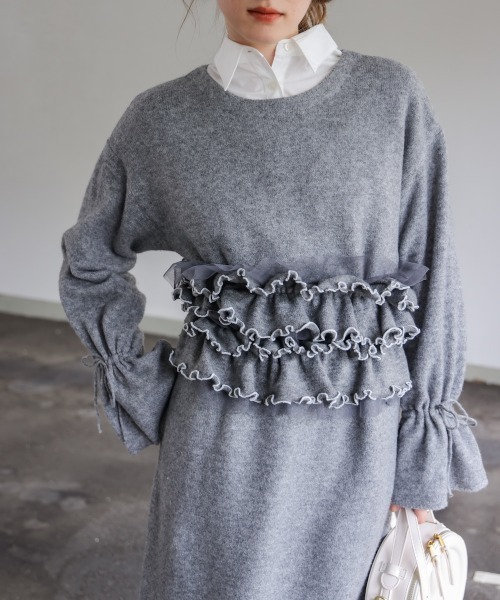 BAB（バブ） ワンピース 「選べるサイズ展開」ビスチェセットニット