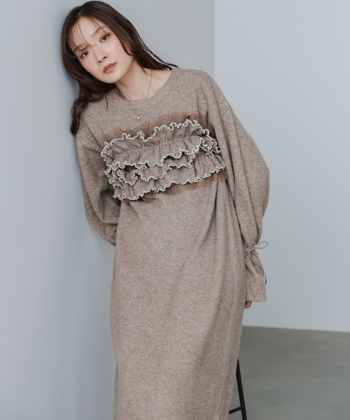 BAB（バブ） ワンピース 「選べるサイズ展開」ビスチェセットニット