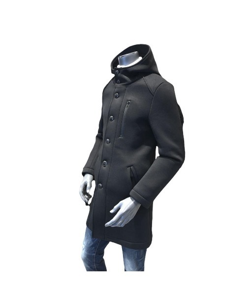 「PAZZO」 コート 50 ネイビー メンズ_画像6