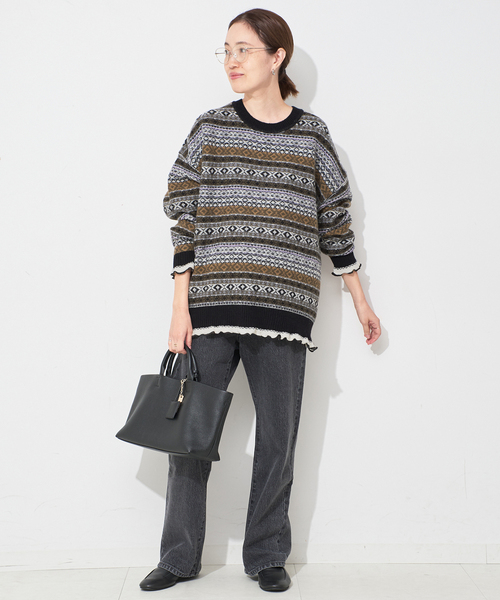 SLOBE IENA（スローブイエナ） ニット セーター フェアアイルプル