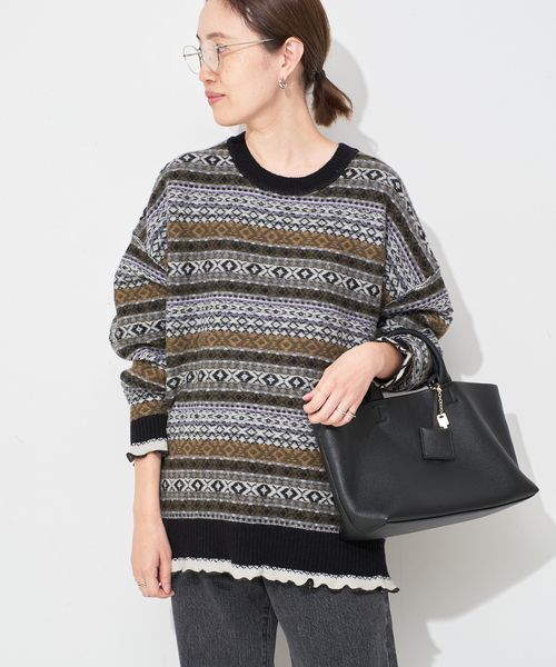 SLOBE IENA（スローブイエナ） ニット セーター フェアアイルプル