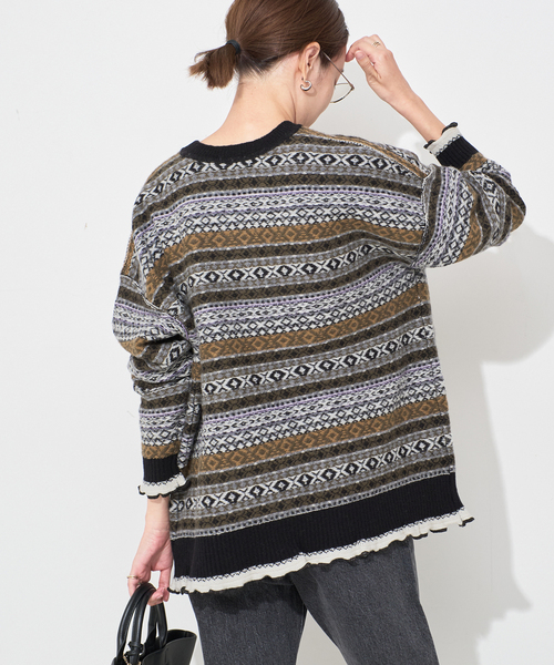 SLOBE IENA（スローブイエナ） ニット セーター フェアアイルプル