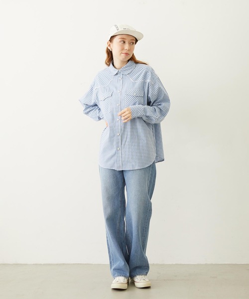 MILKFED.　チェックシャツ PLAID PATCHWORK SHIRT MILKFED. – calif（カリフ）公式サイト
