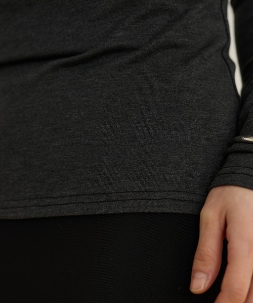 tシャツ asymmetry gather tops /アシンメトリーギャザーストレッチ