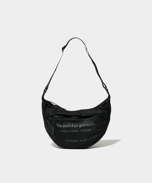 beautiful people ボディバッグ 黒 beautiful people（ビューティフルピープル） ショルダーバッグ バッグ