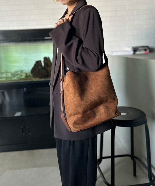 Kotoe（コトエ） トートバッグ フェイク スエード トートバッグ 無地