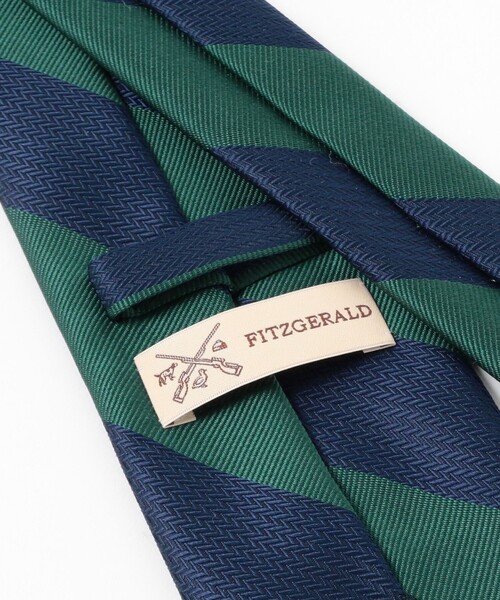 BEAMS F（ビームスF） ネクタイ FITZGERALD / シルク ストライプ
