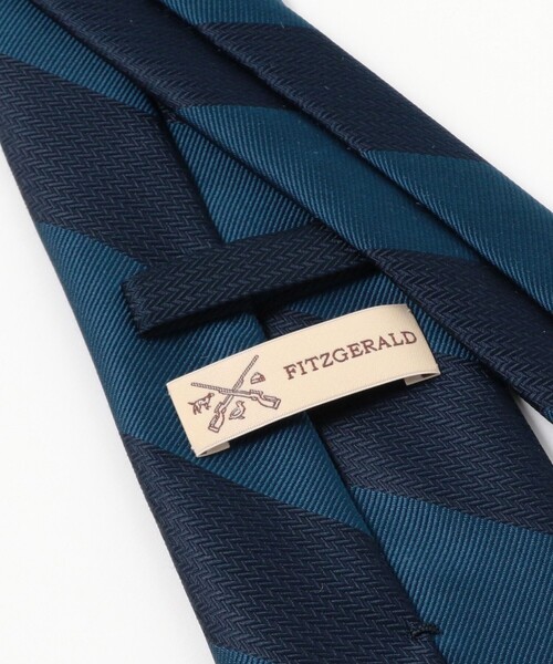 BEAMS F（ビームスF） ネクタイ FITZGERALD / シルク ストライプ