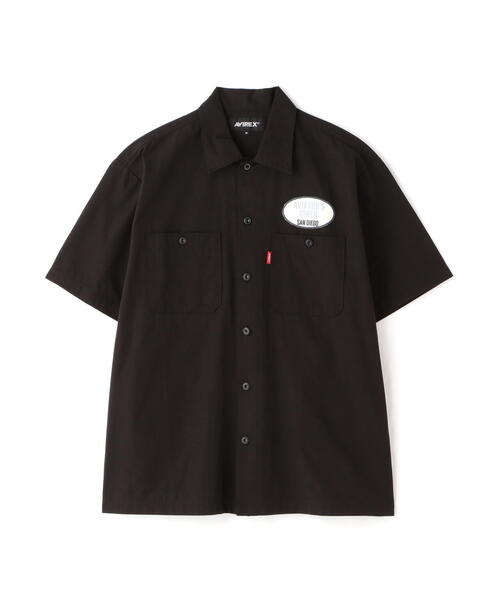 「AVIREX」 半袖シャツ 2XL ブルー メンズ_画像3