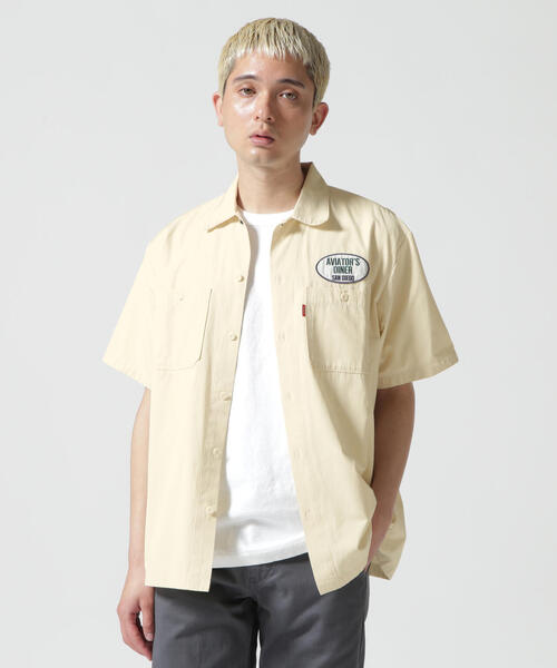 「AVIREX」 半袖シャツ 2XL ブルー メンズ_画像8