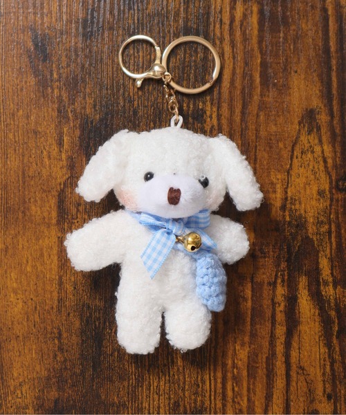 ファンシーアラモード＊ビキニBear Plush Key＊くま キーホルダー ALWAYS GOOD TIME キーホルダー もこもこベアーチャーム/ぬいぐるみ