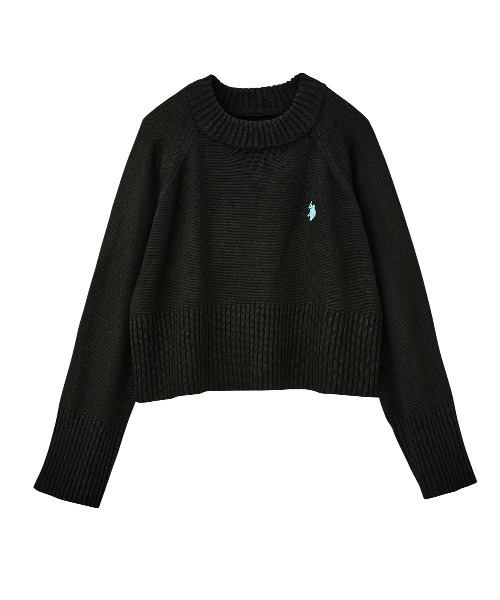 「U.S. POLO ASSN.」 長袖ニット MEDIUM アイボリー レディース_画像6