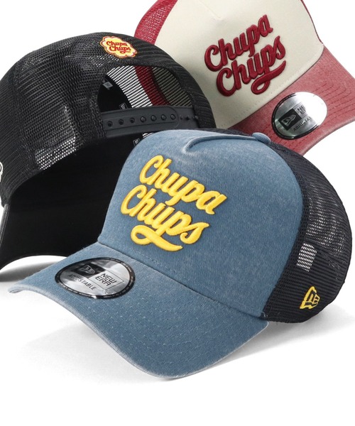 02 NEW ERAカスタムメッシュキャップ×茶芯コードバン×クロスコンチョ NEW ERA（ニューエラ） キャップ 帽子 メッシュキャップ 9FORTYA-FRAME