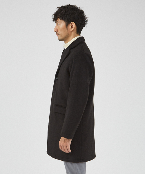 「ABAHOUSE GRAY」 チェスターコート 46 モカ メンズ_画像5