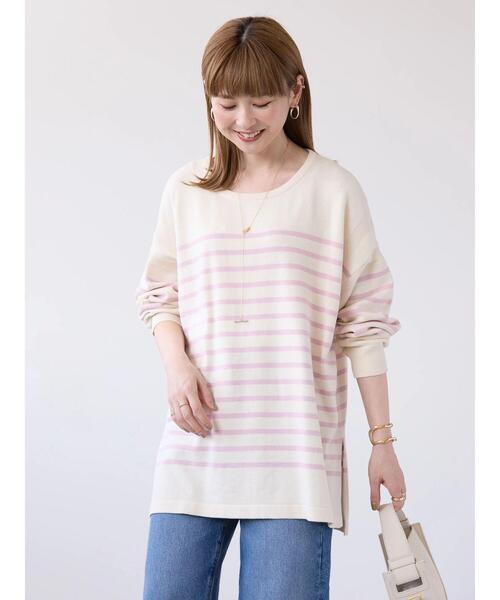 「AMERICAN HOLIC」 長袖チュニック L ブラック レディース_画像3