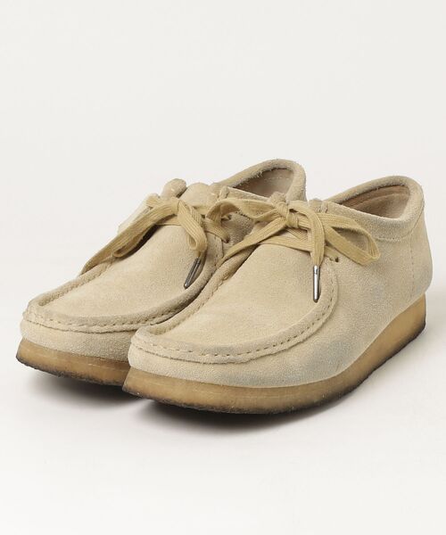 Clarks ベージュ モカシン 靴 Clarks（クラークス） シューズ 7 ベージュ メンズ : ZOZOTOWN Yahoo