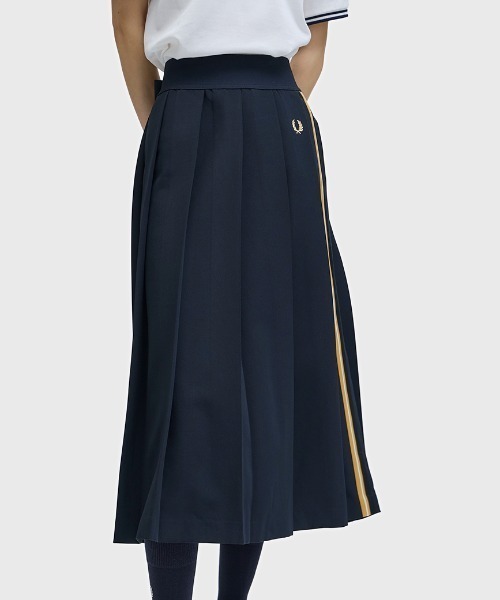 FRED PERRY（フレッドペリー） スカート Tape Detail Pleated Midi