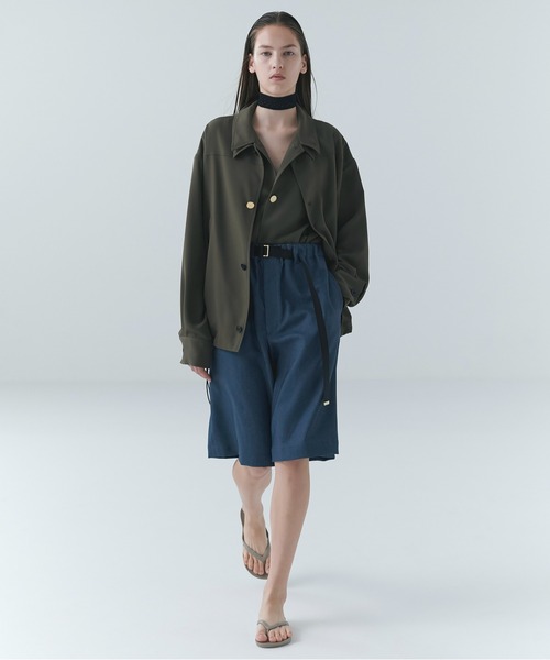 ブルゾン アウター Dry Stretch Cloth Drawstring Jacket メンズ レディースの画像