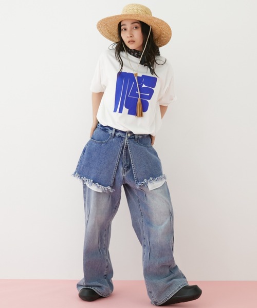 MIRROR STOKE ワイドパンツ ジーンズ デニム デニムパンツ 「ZOZO限定