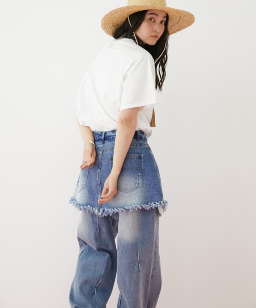 MIRROR STOKE ワイドパンツ ジーンズ デニム デニムパンツ 「ZOZO限定
