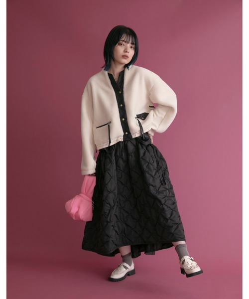 「Eimee Law」 ノーカラージャケット 38 ライトグレー レディースの画像