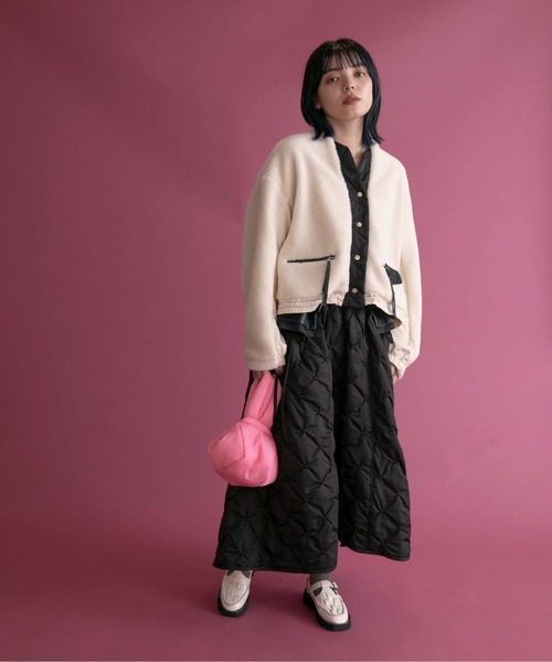 「Eimee Law」 ノーカラージャケット 38 ライトグレー レディースの画像