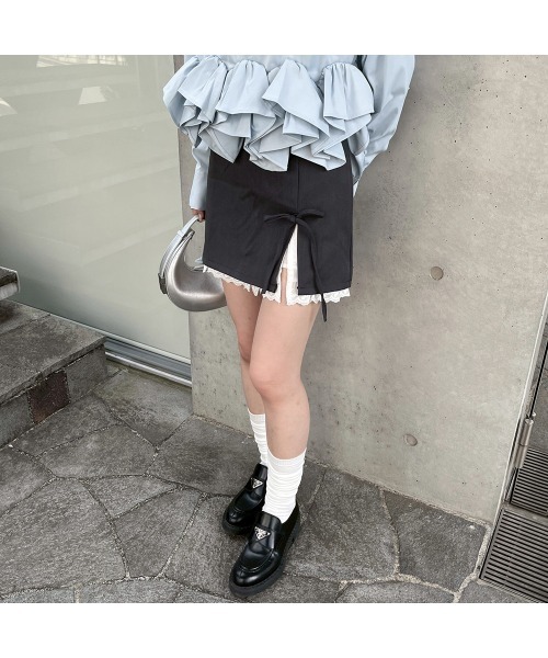 スカート レースレイヤードミニスカート : ZOZOTOWN Yahoo!店 - 通販