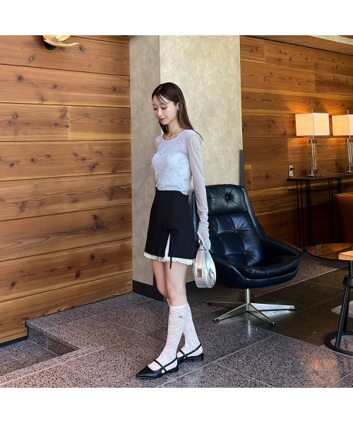 スカート レースレイヤードミニスカート : ZOZOTOWN Yahoo!店 - 通販