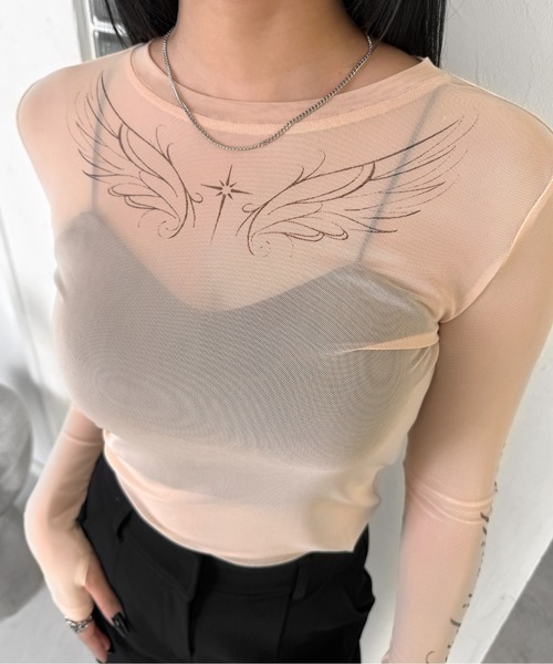 LVEU.（ラブユ） tシャツ 「LVEU.」Re: タトゥーシアートップス