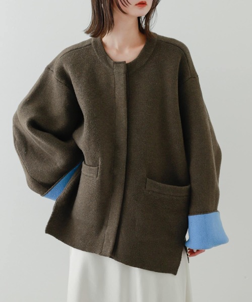 「SENSE OF PLACE by URBAN RESEARCH」 ニットカーディガン ONE ホワイト レディース_画像2