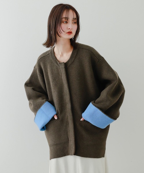 「SENSE OF PLACE by URBAN RESEARCH」 ニットカーディガン ONE ホワイト レディース_画像5