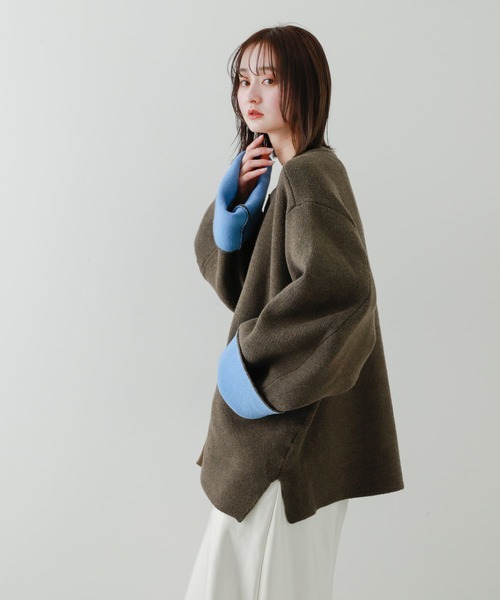 「SENSE OF PLACE by URBAN RESEARCH」 ニットカーディガン ONE ホワイト レディース_画像7