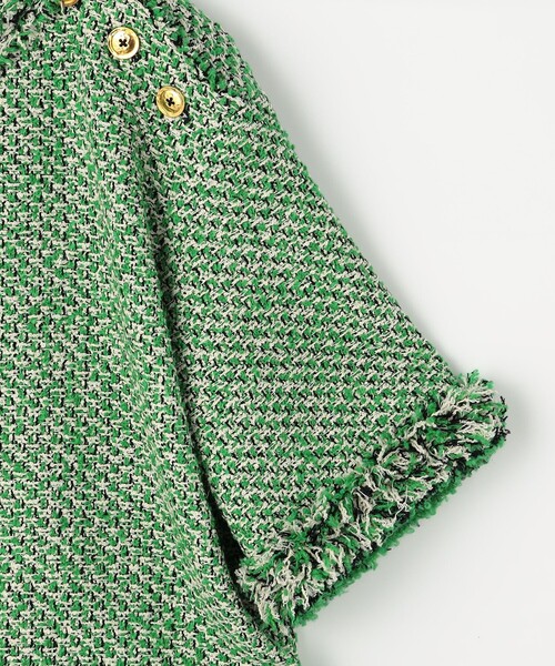 ブラウス シャツ GREEN TWEED ハーフスリーブプルオーバー レディースの画像