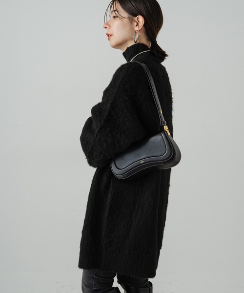 「LOUNGEDRESS」 ニットワンピース FREE グレー レディース_画像3