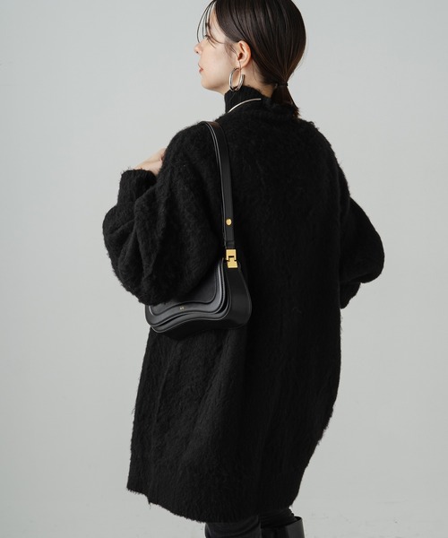 「LOUNGEDRESS」 ニットワンピース FREE グレー レディース_画像4