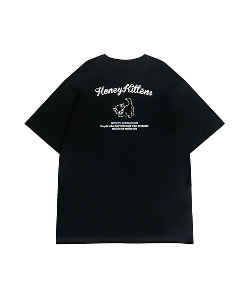 「Honey Cinnamon」 半袖Tシャツ FREE サックスブルー レディース_画像6