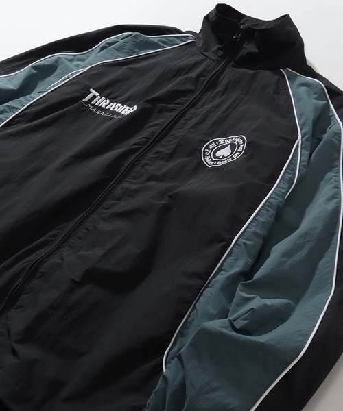 「THRASHER」 ナイロンブルゾン L ライトグレー メンズの画像