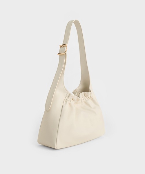 「CHARLES \u0026 KEITH」 ショルダーバッグ M スミクロ レディースの画像