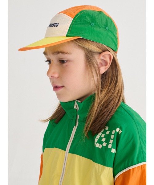 キャップ 帽子 Bobo Choses color block technic cap キッズ 子供 男の子 女の子の画像