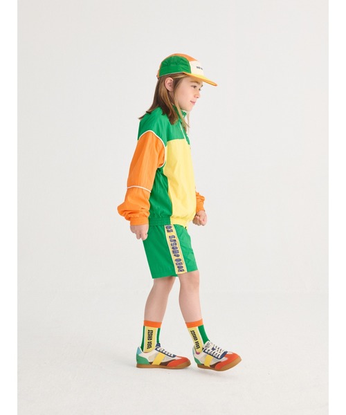 キャップ 帽子 Bobo Choses color block technic cap キッズ 子供 男の子 女の子の画像